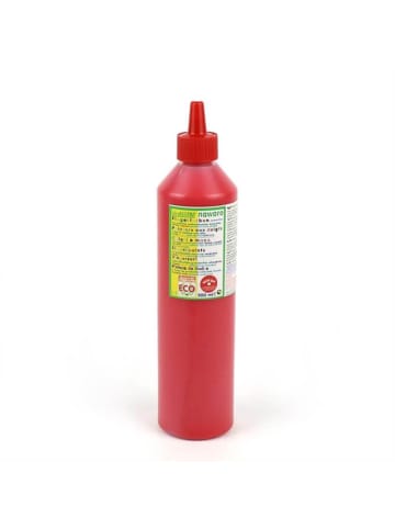 ÖkoNorm Fingerfarbe nawaro, Flasche 500ml - rot - ab 18 Monaten