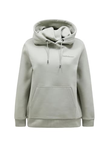 Peak Performance Kapuzensweatshirt W Original Small Logo Hood in gruen