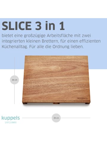 Kuppels 3-tlg. Schneidebrett SLICE in holz