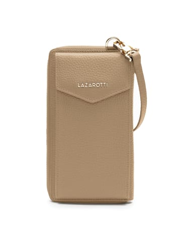 Lazarotti Bologna Leather Handytasche Leder 11 cm in sand