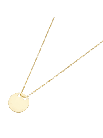 Luigi Merano Kette Mit Anhänger Plättchen in Gold