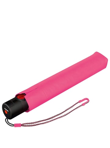 Knirps U.200 Ultra Light Duomatic - Taschenschirm Regenschirm in neon pink