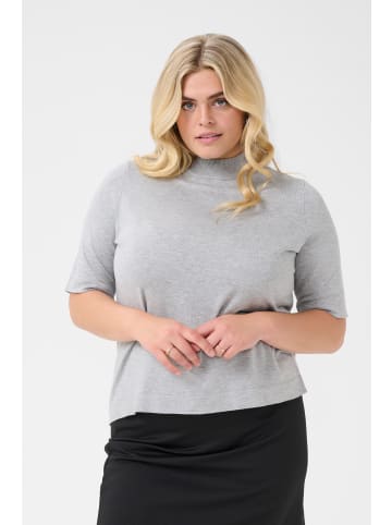 KAFFE curve Strickpullover KClizzy Regular fit in Light Grey Melange