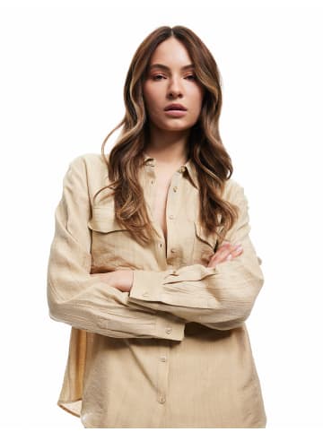 KOTON SHIRTS LS in Beige