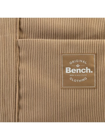 Bench Cord Shopper Tasche 48 cm in beige