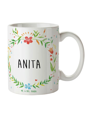 Mr. & Mrs. Panda Kaffeebecher Anita mit Spruch in Keine Angabe