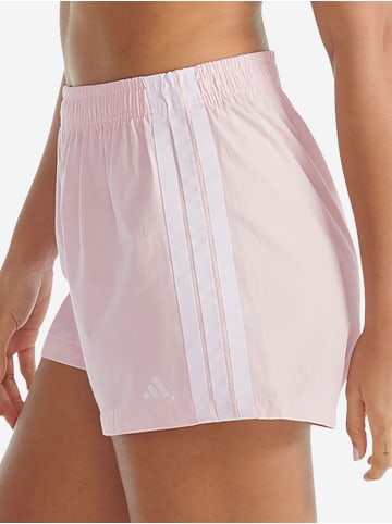 adidas Shorts Sport Active Essentials Cotton 3 Stripes in clear pink