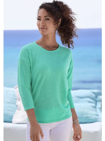 Vivance Langarmshirt in türkis, creme