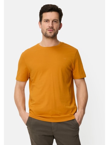 Camel Active T-Shirt aus reiner Baumwolle in Orange