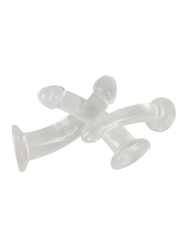 Crystal Clear Analdildo Anal Training Set in transparent