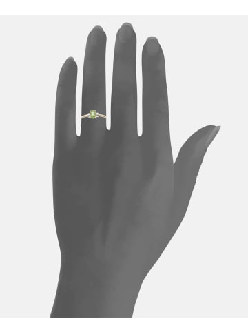 Diamant L'éternel Ring aus 375 Gelbgold mit Opal