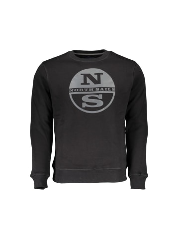 North Sails Schwarzes Baumwoll-Sweatshirt