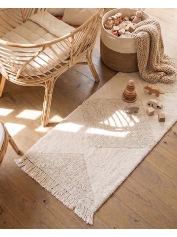 Beliani Kurzflor KHONOMA in Beige - (W) 55 x (L) 120 cm