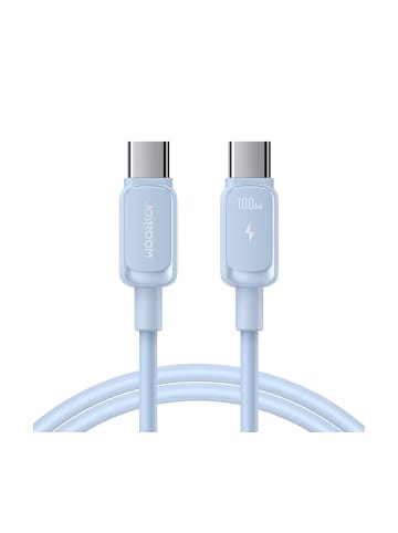 COFI 1453 Datenkabel Multi-Color Series Ladekabel USB-C/USB-C-Kabel 100 W 1,2 m in Blau