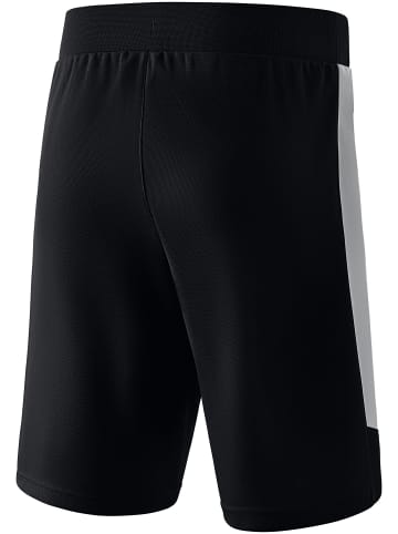 erima Squad Shorts in schwarz/silver grey