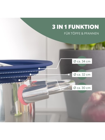 bremermann Universal-Glasdeckel Silikonrand 30/32/34 cm