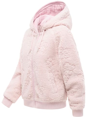 ragwear Plüschjacke Taliana Emboss Y in Marshmallow