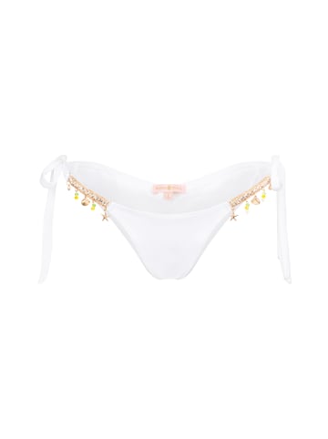 Moda Minx Bikini Hose Seychelles Tie Side Brazilian in Weiß