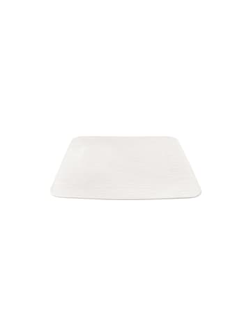 Villeroy & Boch Servierplatte Manufacture Rock in Weiß ø 32,5 cm in weiß