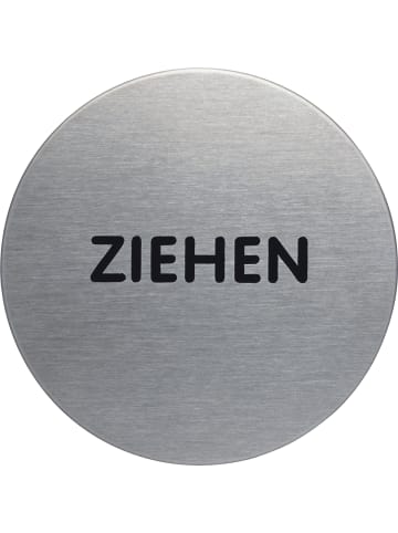 Durable Piktogramm 'Ziehen' rund 5mm Edelstahl