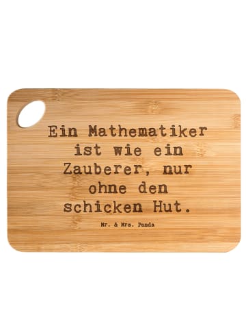 Mr. & Mrs. Panda holzschneidebrett Spruch Mathematiker Magie mit... in Braun