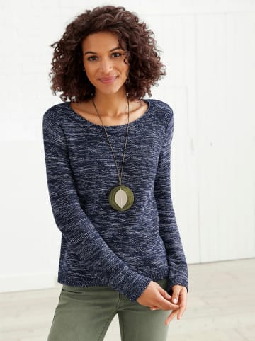 WITT WEIDEN Pullover in marine-meliert