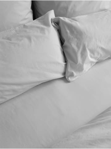 Erlich Textil  Cotton Select Spannbettlaken aus Bio-Baumwolle - Fadendichte 200 in hellgrau