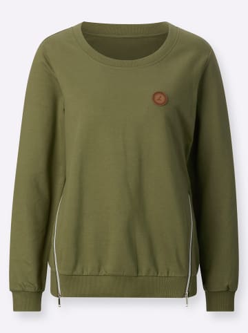 WITT WEIDEN Sweatshirt in oliv