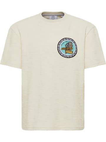 Carlo Colucci T-Shirt Di Doi in Beige