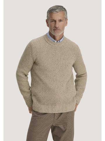 Hessnatur Hessnatur Pullover Regular aus Bio-Baumwolle mit recycelter Wolle in goldsand
