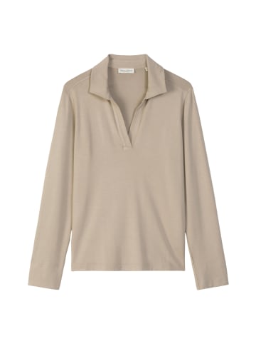 Marc O'Polo Jerseybluse im Polo-Stil regular in chalky mauve