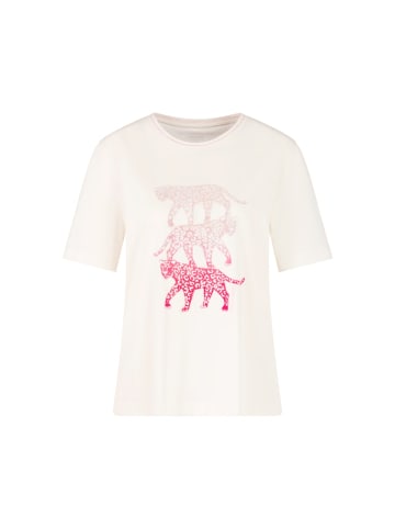 MARC CAIN T-Shirt mit Aufdruck Rethink Together in Weiß