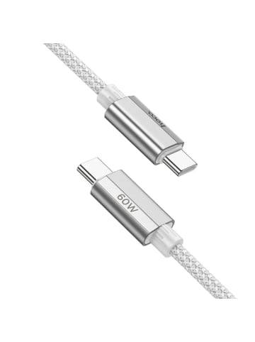 HOCO Schnellladekabel USB-C 60W 1,2m in Grau