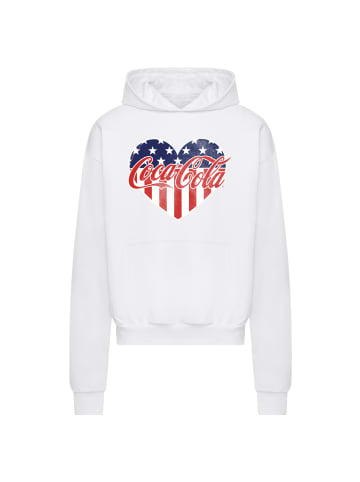 F4NT4STIC Ultra Heavy Hoodie Coca Cola Americana in weiß