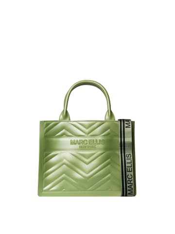 Marc Ellis Handbag in GREEN AND SILVER