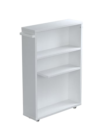 VCM  Holz Badschrank Nischenregal Nilari 61 x 20 x 45 in Weiß