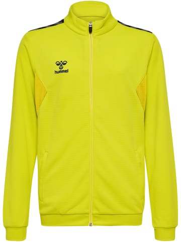 Hummel Hummel Zip Jacke Hmlauthentic Multisport Kinder Atmungsaktiv Schnelltrocknend in BLAZING YELLOW