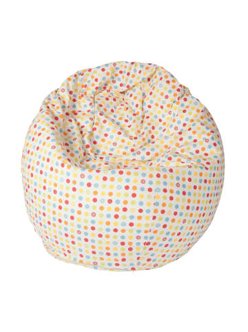 joyfill Sitzsack mit unplattbaren EPP Perlen "Dots bunt" in Bunt -  240 Liter