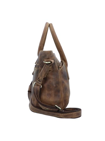 Greenburry Vintage Shopper Tasche Leder 36 cm in brown