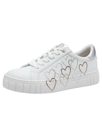 Marco Tozzi Sneaker in WHITE/GOLD
