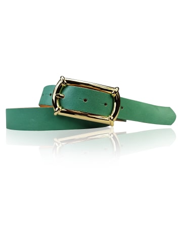 FRONHOFER Ledergürtel in Jade