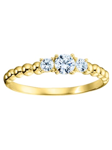 ONE ELEMENT  Zirkonia Ring aus 333 Gelbgold in gold