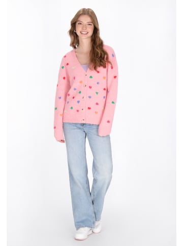 myMo Women Cardigan in rose