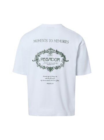 PEGADOR Shirt in weiß tanne