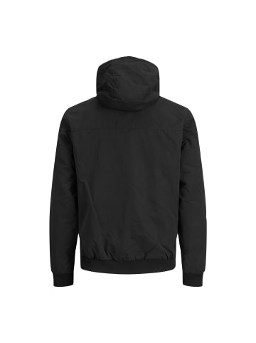 Jack and Jones JJERUSH HOOD BOMBER in Schwarz