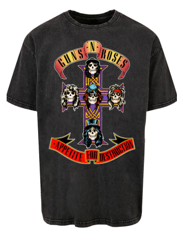 F4NT4STIC Oversize T-Shirt Guns 'n' Roses Appetite For Destruction in schwarz
