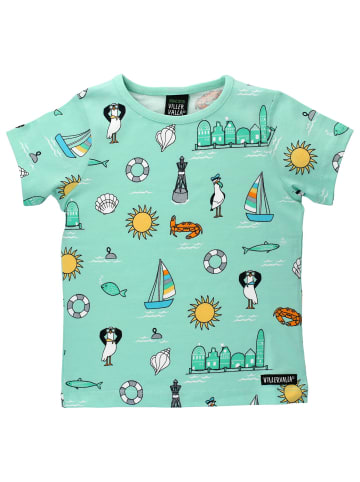 Villervalla Shirt Kurzarm Summer LGT Pear in grün
