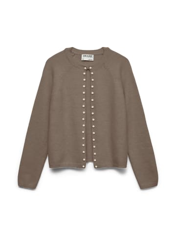 Vero Moda Strickjacke in Fossil