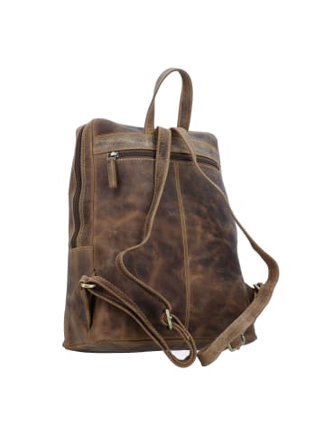 Greenburry Vintage Daypack Leder 34 cm in brown