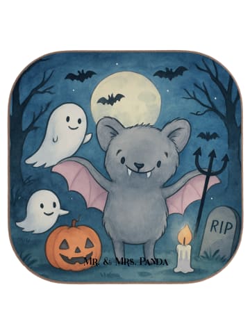 Mr. & Mrs. Panda gläseruntersetzer Fledermaus Dracula Design ohn... in Weiß